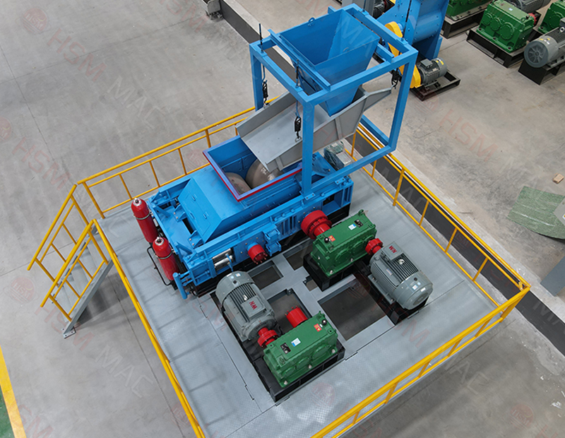 液壓對輥制砂機